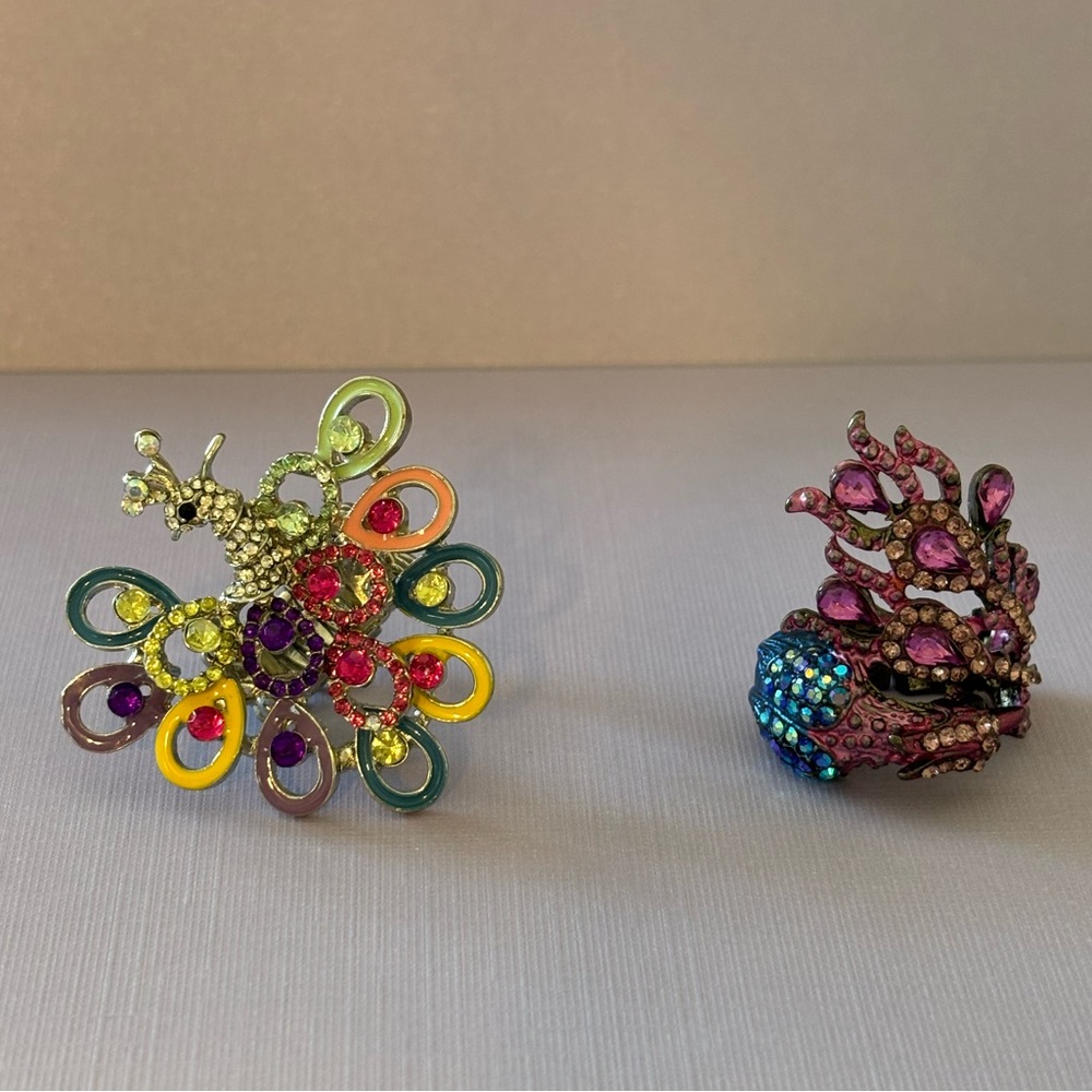 Stretchy peacock costume jewlery